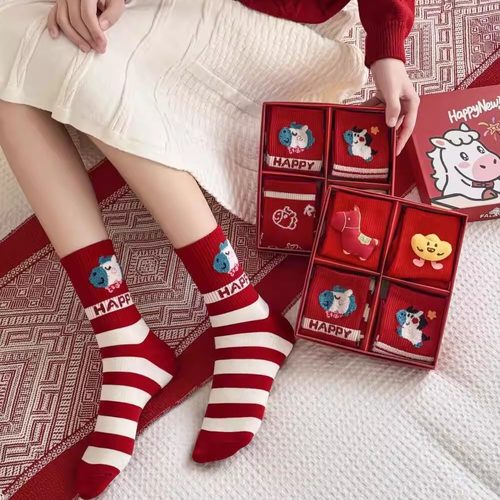 【礼盒装】马年限定大红袜子套装