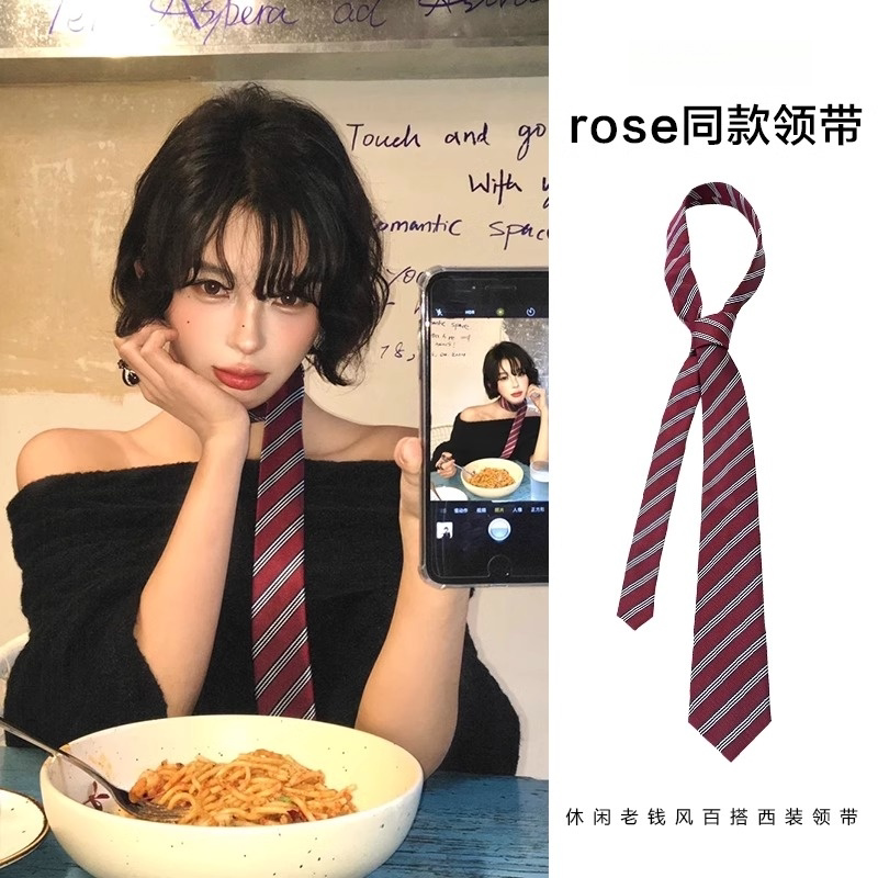 春夏新款复古风手打休闲百搭领巾