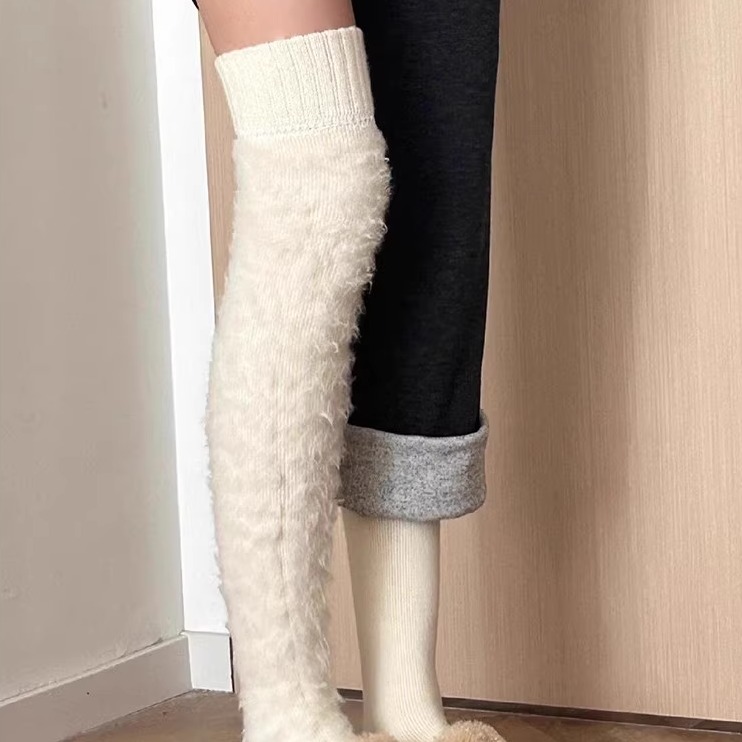保暖~被这双羊绒过膝袜热晕了！