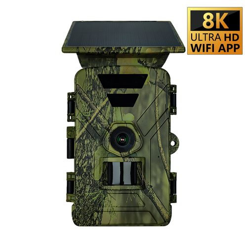 Trail camera5200毫安太阳能电池红外相机WIFI MP4 8K