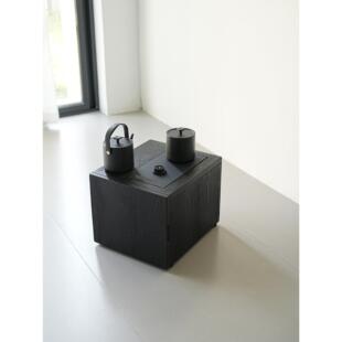 实木茶水柜边几烧水壶一体嵌入式 轻奢家用小茶台功夫茶桌边柜