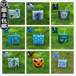 TLM球头保护帽套 杆头套 Spider红蜘蛛方形推杆套 高尔夫球杆套