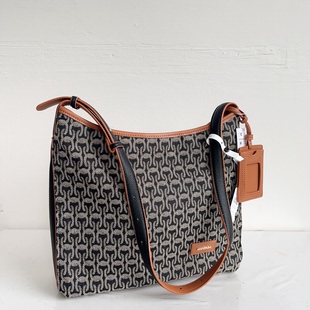 微瑕疵hobo提花捡漏高品质大容量托特包新款 通勤单肩腋下包手提包