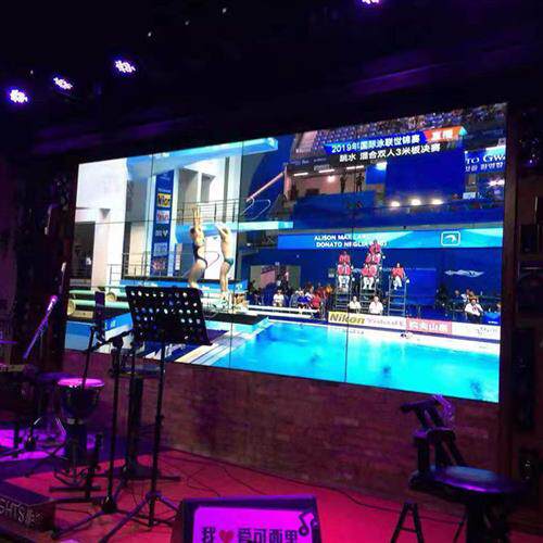 200寸100寸LED液晶拼接屏音乐餐厅酒吧KTV显示器监控会议大电视墙