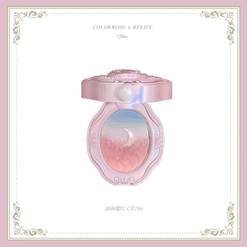 colorrose浮雕腮红彩妆盘