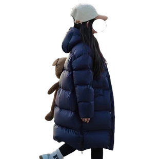 雅鹿儿童女童羽绒服2025新款男童女孩子大童加厚长款冬季外套冬装