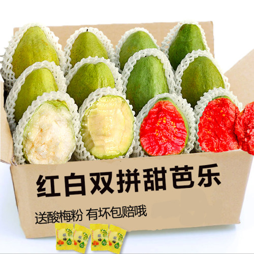 正宗红心奶油芭乐新鲜冰淇淋番石榴现摘现发当季软糯爆汁水果整箱