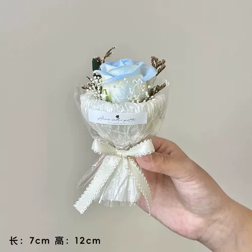 Мини-карманный букет для встреч, бессмертные искусственные розы в качестве свадебных компаньонов и подарков на день рождения для парня и девушки.