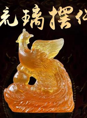 2026凤鲤添禄摆件年马年生肖属鸡人生肖吉祥物玄关办公室饰品摆设