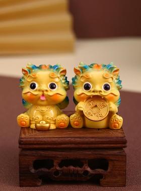 2026可爱小貔貅摆件招财镇宅八方来财麒麟办公室桌面吉祥物普陀山
