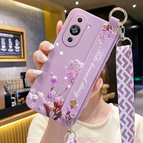 适用华为nova10手机壳GLA-AL00新款液态硅胶CHA-AL80腕带支架huaweinova10pro男女华为nova10Z防摔NCO-AL00男