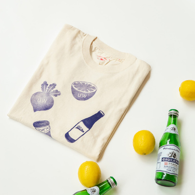 国棉壹厂菜场系列手工印章纯棉T