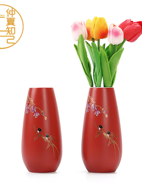 比翼连理陶瓷花瓶一对结婚礼物套装创意订婚摆件客厅餐桌插花装饰
