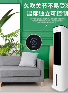 美的ACA10XBR空调扇制冷加湿单冷型5L水箱遥控静音家用塔式冷风扇