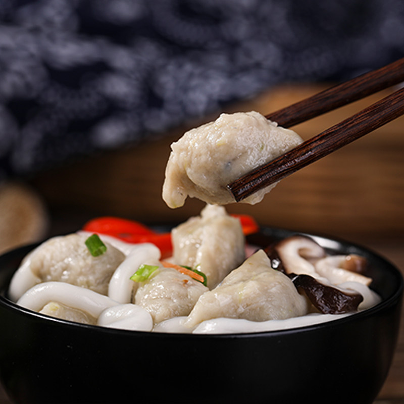 泉州特产惠安崇武鱼卷惠芳马鲛鱼粳地方特色传统小吃串烧火锅汤料