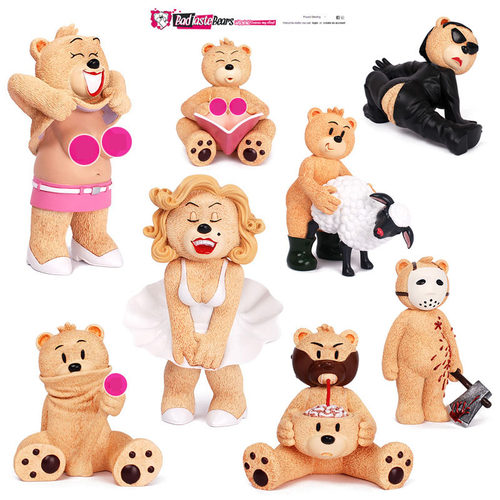 泰迪熊手办BadTasteBears