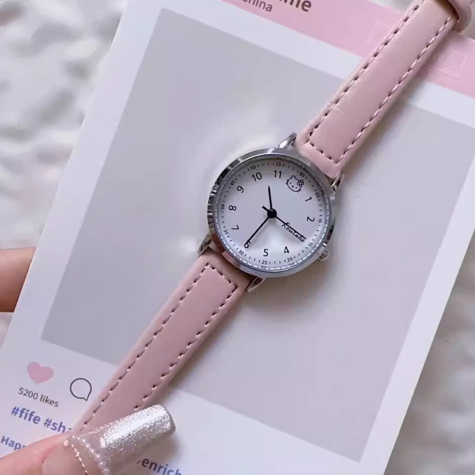 ins风高颜值手表女款初中高中