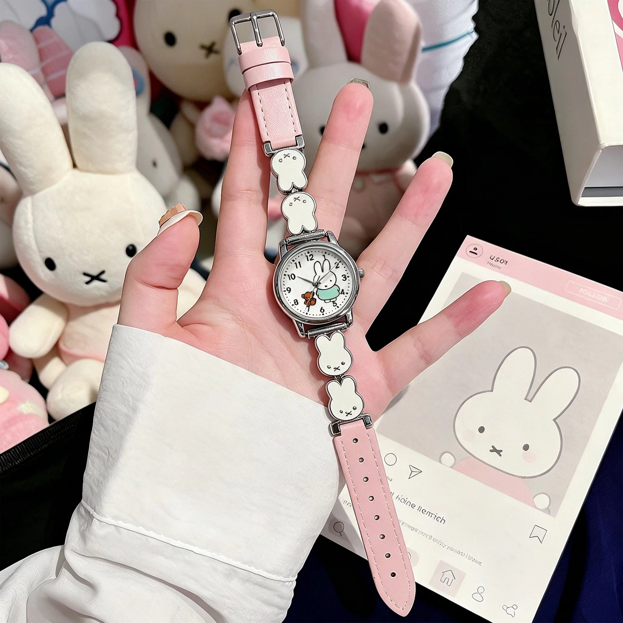 Miffy米菲周边手表女款ins风高颜值学生初高中2026年新款女生礼物