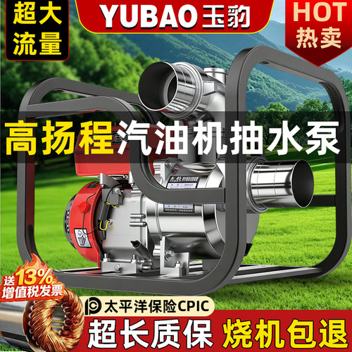 【耐用10年】农用汽油机抽水泵