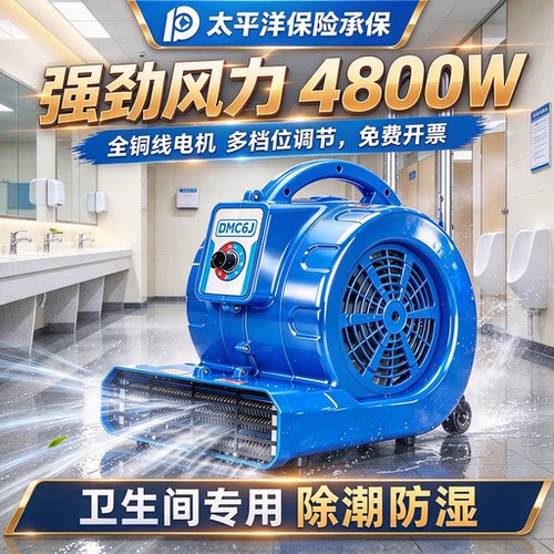 吹地机超大功率地面吹干机商用吹风机家用卫生间厕所强力除湿除臭
