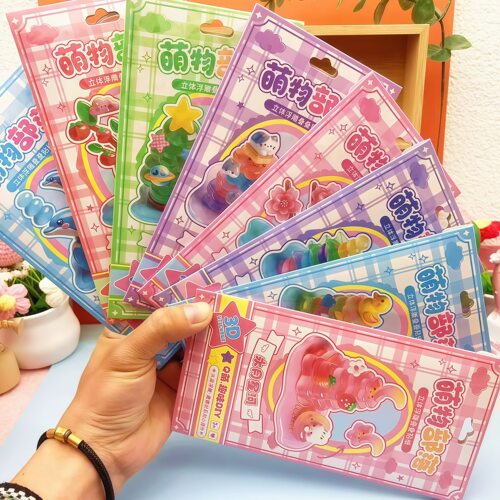 【全套十款】立体水晶叠叠乐贴纸
