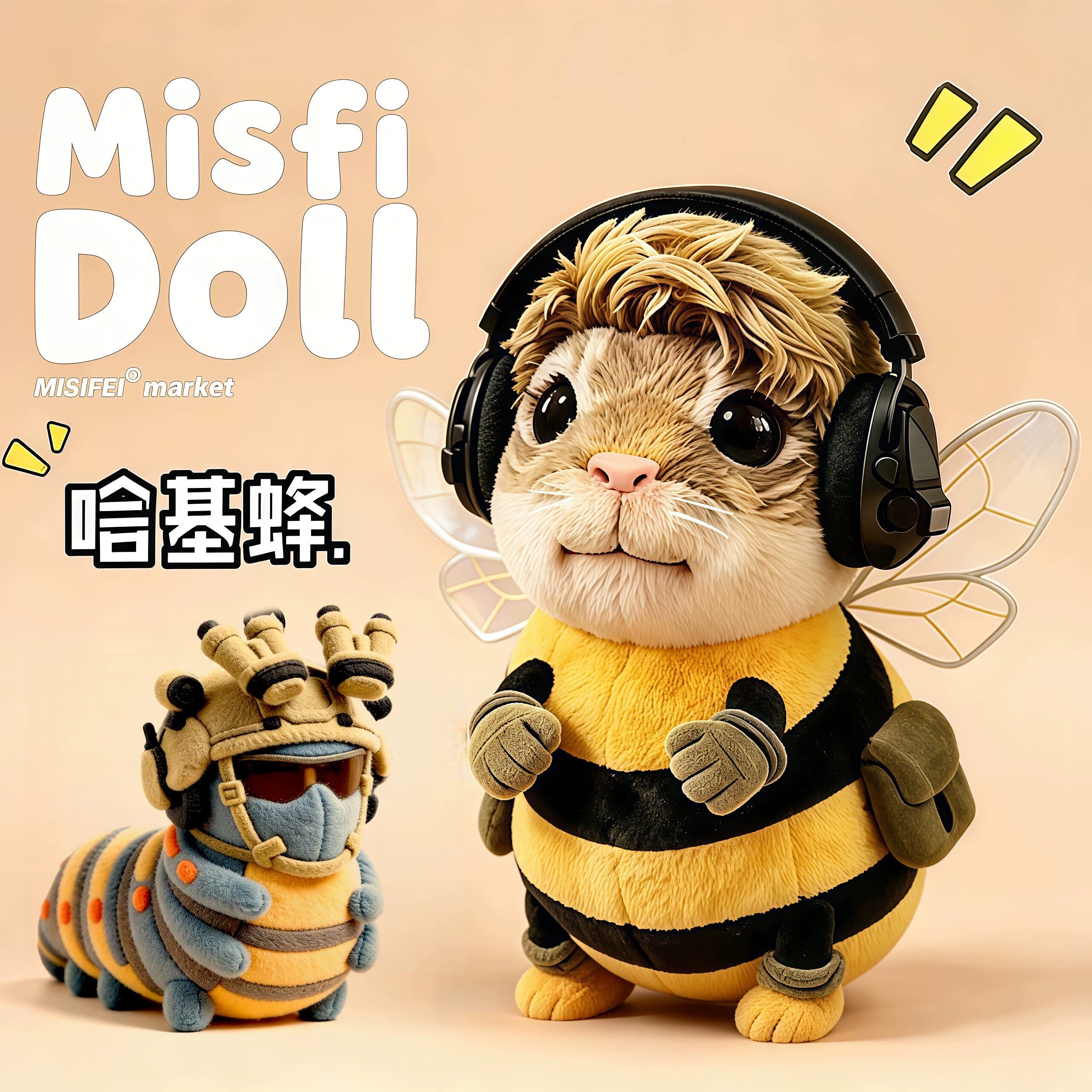 【三角洲行动】哈基蜂毛绒玩偶图片