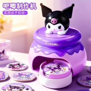 DIY手工玩具三丽鸥自制吧唧徽章机儿童胸章机外出挂件谷子周边8岁