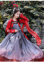 原創(chuàng)櫻花超仙齊胸襦裙抖音漢服