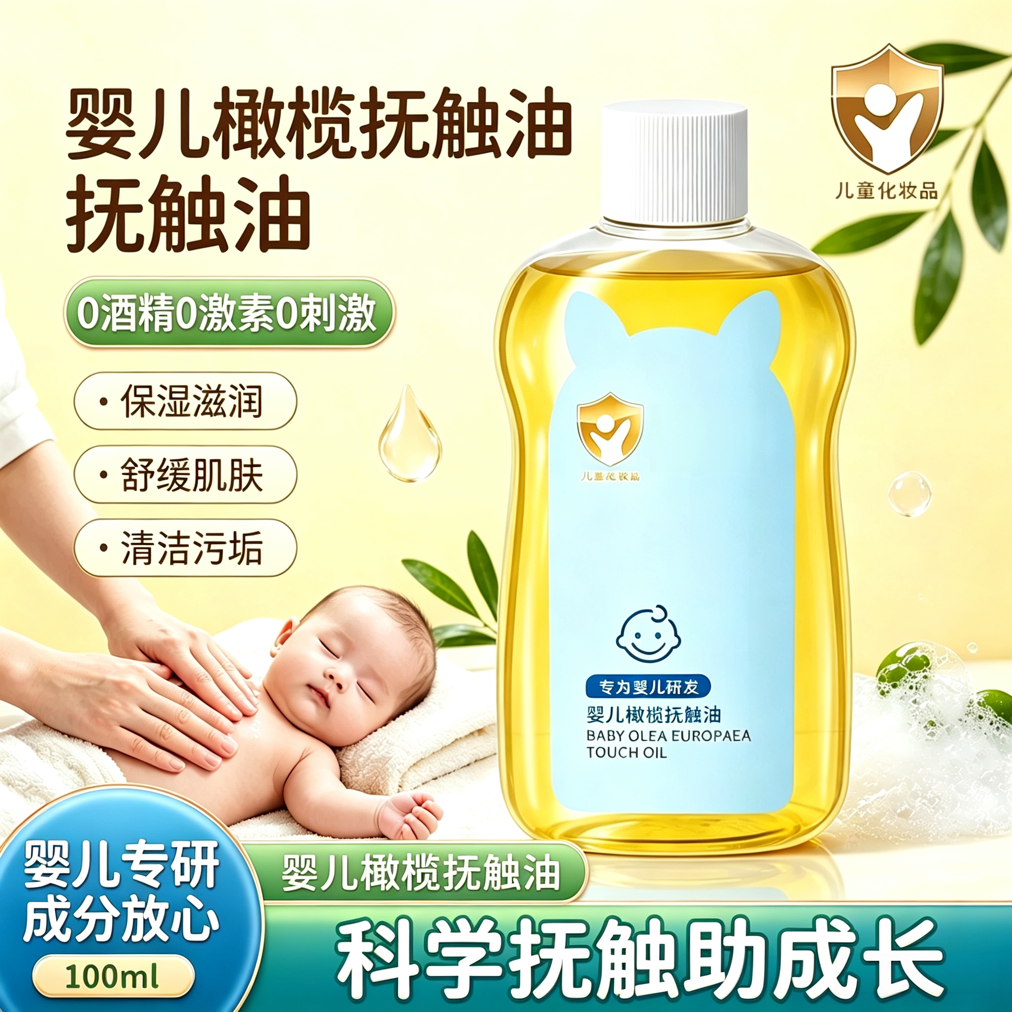 【爆卖1OOW+】婴儿抚触油NO.l