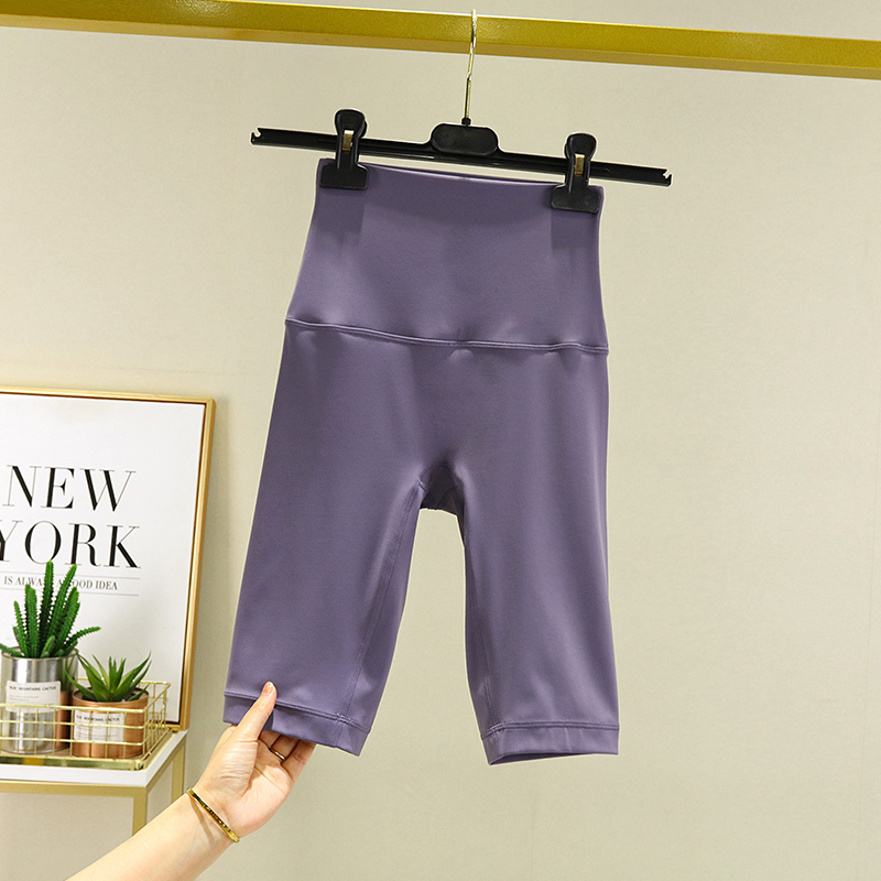 高腰提臀薄款瑜伽五分裤