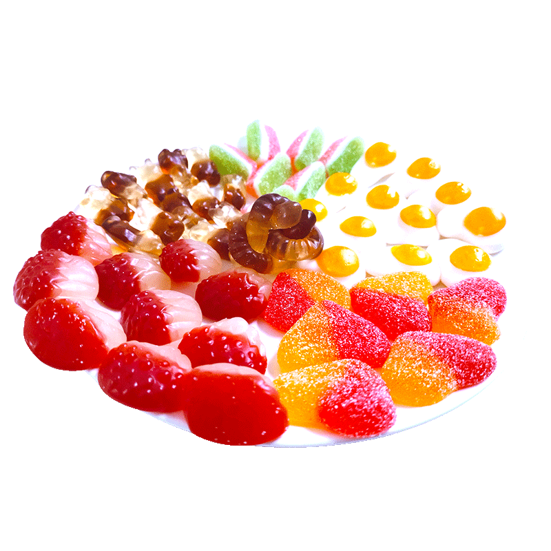 槑子君橡皮糖qq零食儿童果汁
