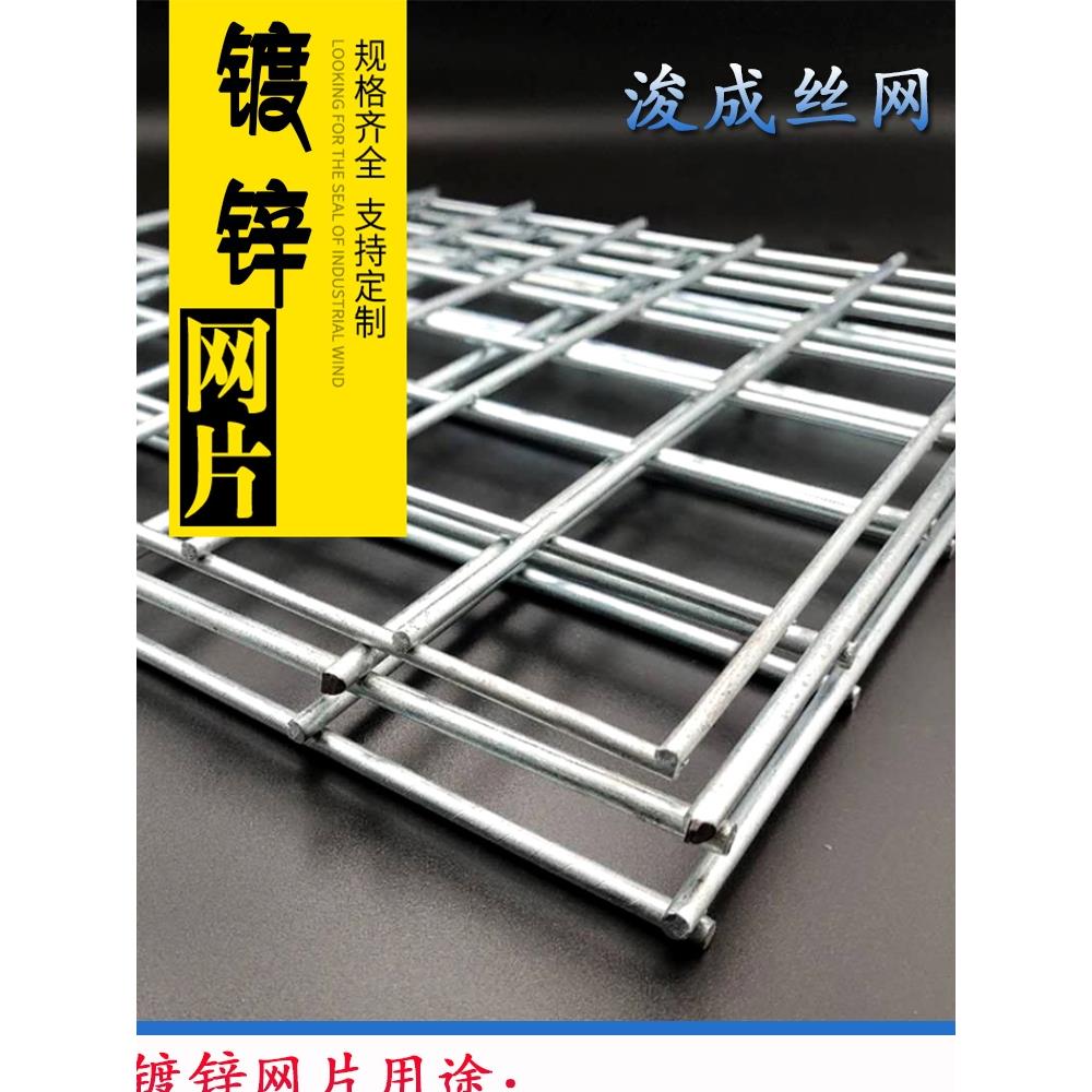 长孔铁丝网围栏防护网镀锌网片网格小孔鸽舍鸟笼狗笼子养殖网地网