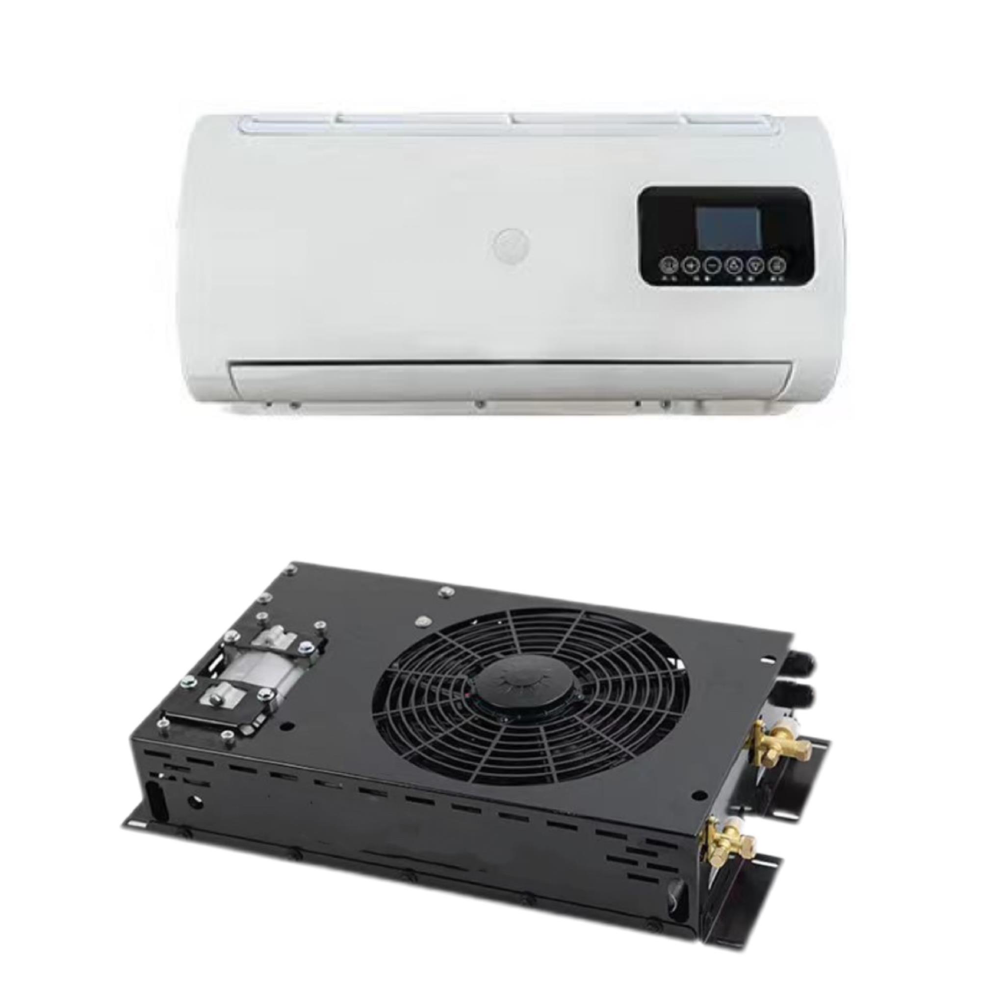 房车专用静音制冷驻车空调24V12V床车依维柯改装通用节能电空调