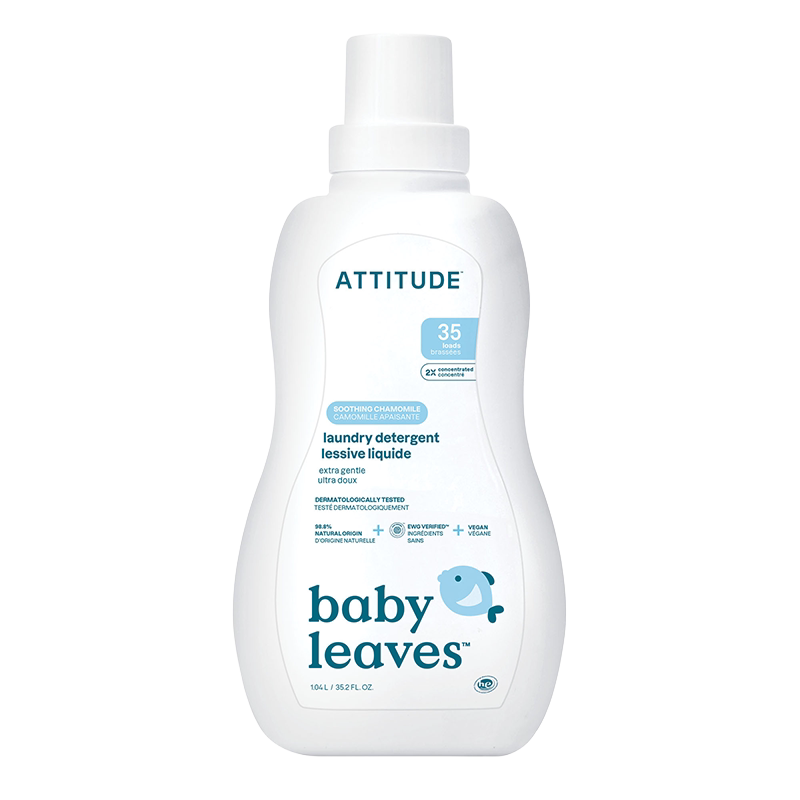 ATTITUDE进口婴儿洗衣液浓缩洋甘菊味1.05L新生儿宝宝无荧光剂 - 实物图
