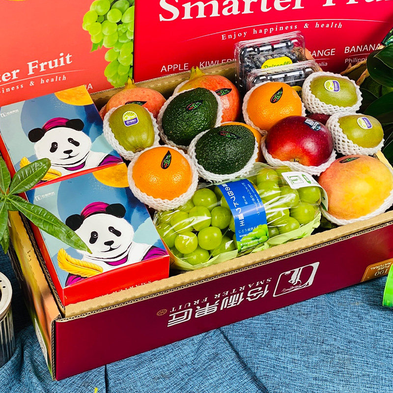 中秋送礼高端鲜果+月饼组合礼盒图片