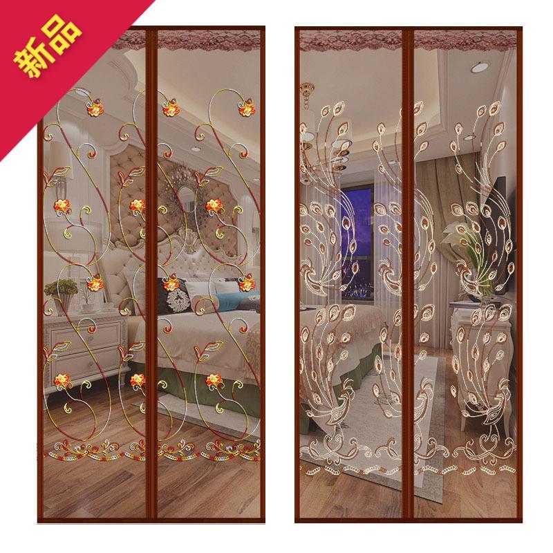 防蚊门帘免打孔自粘家用卧室