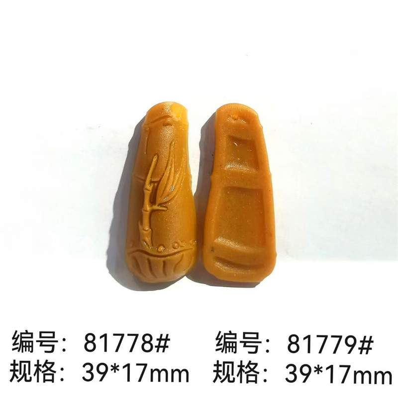 手工竹子造型香牌双面制作模具