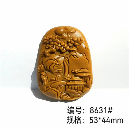 僧侣日出瀑布香牌模具DIY手工制
