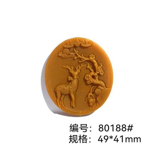 梅花与鹿手工制作香牌模具