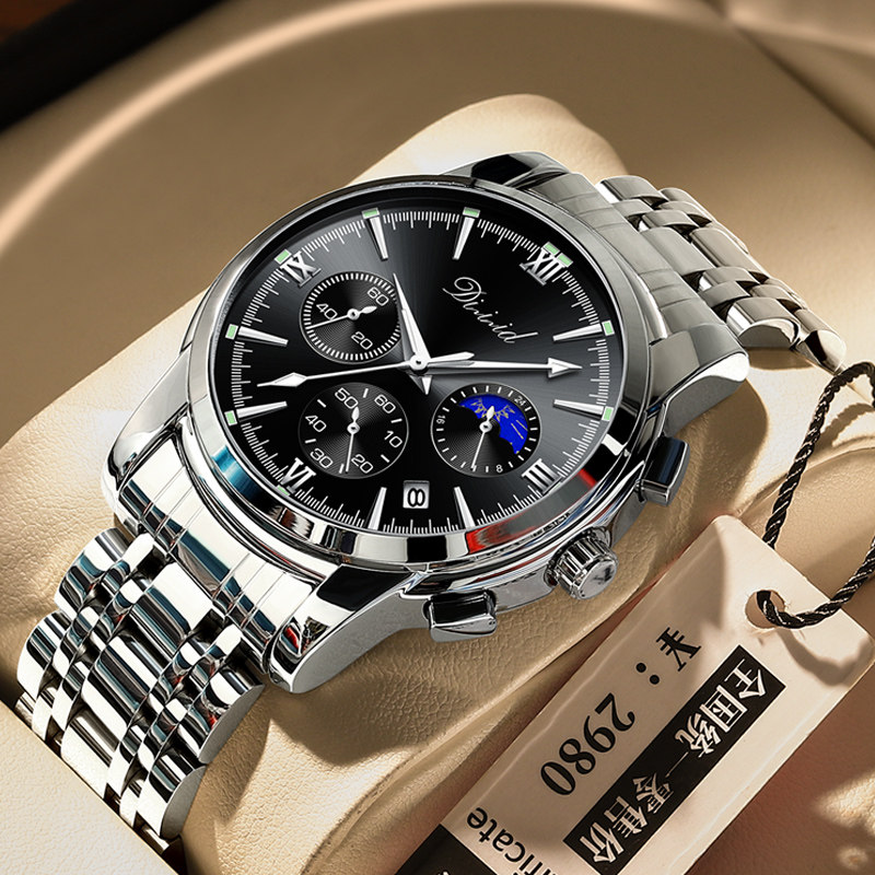 瑞士名牌十大正品手表男士全自动机械表国产防水电子学生潮流男表