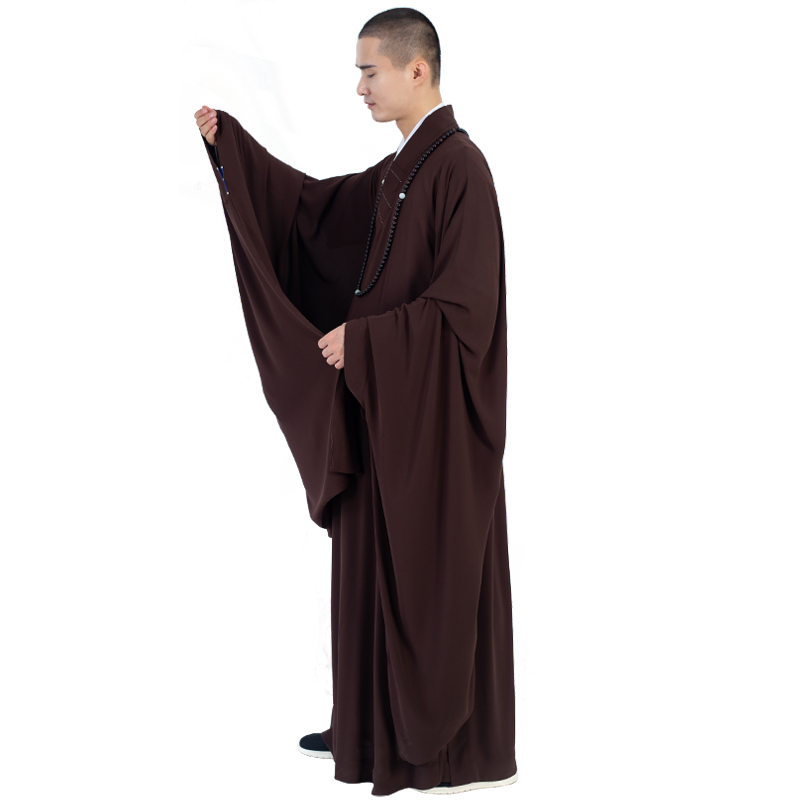缎梵僧服海青广袖冰丝海清