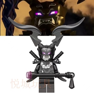 2023第三方乐积木高幻影忍者厄运使者欧米伽稀有人仔男孩拼装玩具