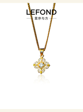 复古轻奢镂空金刚杵锁骨链
