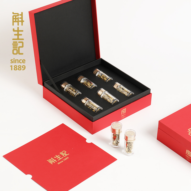 斛生记霍山石斛原生铁皮石斛一级枫斗礼盒装干条8g*6瓶