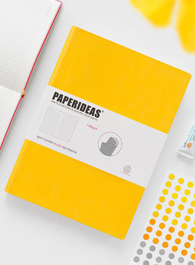 B5软面抄笔记本简约大学生日记本点阵横线手账大本简约小清新记事本阅读会议记录本私人定制封面定做logo刻字