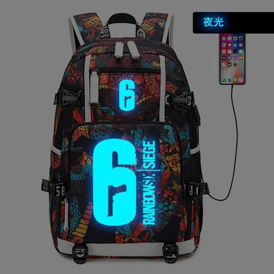 2024彩虹6号围攻 彩虹六号 steam游戏周边双肩背包学生书包电脑包