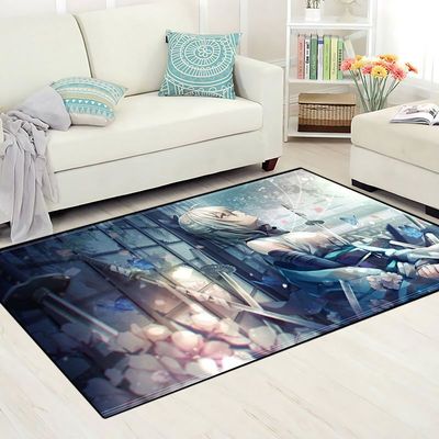 2024FGO游戏动漫地毯卧室床边飘窗Saber呆毛王冲田总司周边地垫可