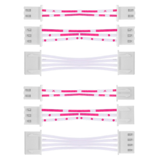 XH2.54双头同向反向红白排线 2/3/4/5/6/7/8P-20P10CM/20/30-1.5M