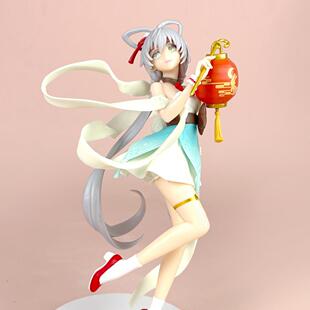 初音未来手办美少女天鹅湖灯笼嫦娥洛天依二次元景品摆件女生礼物