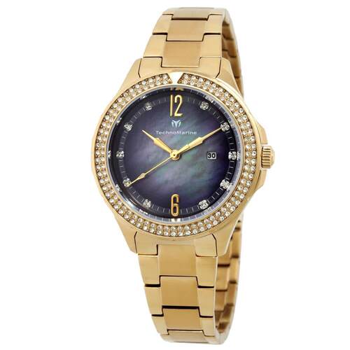 Technomarine TM 826010 Luna白色黑色表盘33 mm女士手表